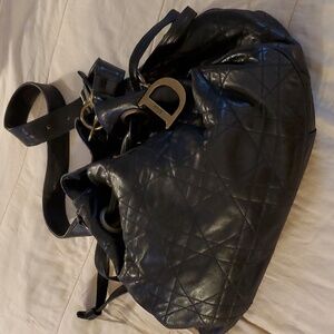 Dior black Quilted Shoulder Bag